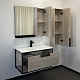 Comforty Мебель для ванной Бонн 90 (Quadro) подвесная дуб дымчатый – фотография-16